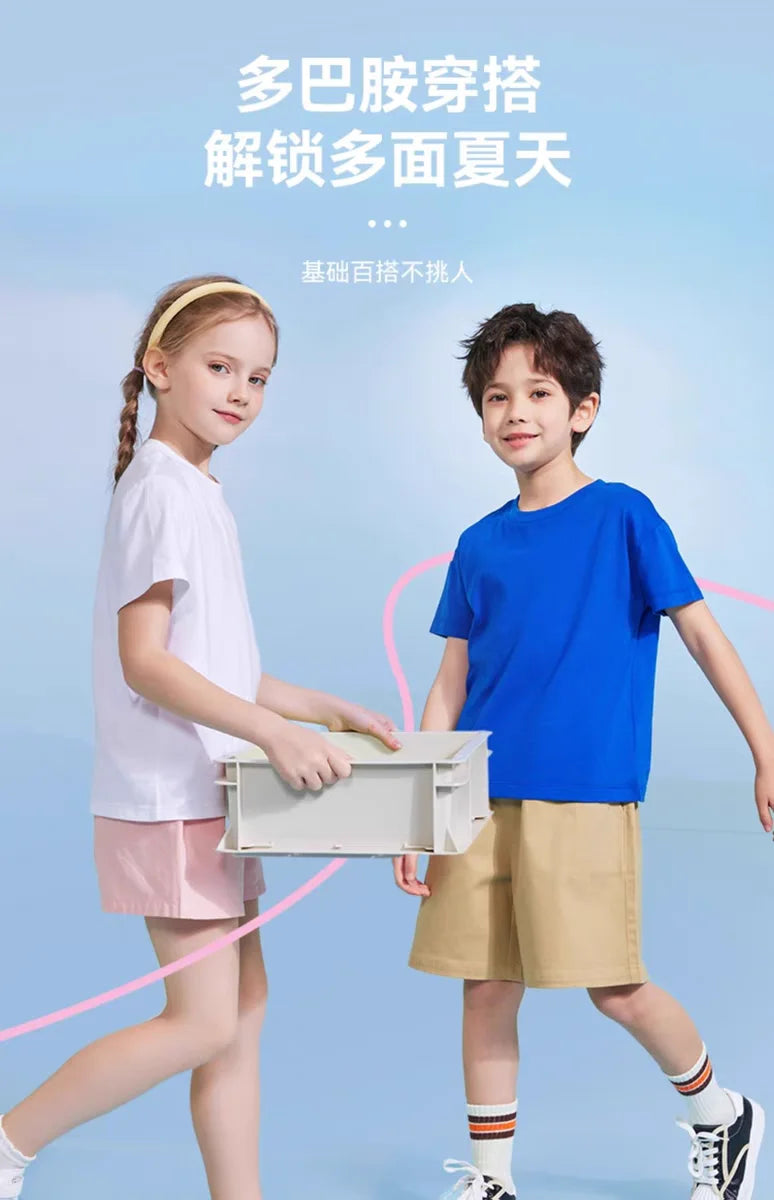 Korean Cat Brother Children Clothing New Boys T-shirt Casual Summer Top Cotton Kids Short Sleeves Baby Kids T Shirt 2-12 Years