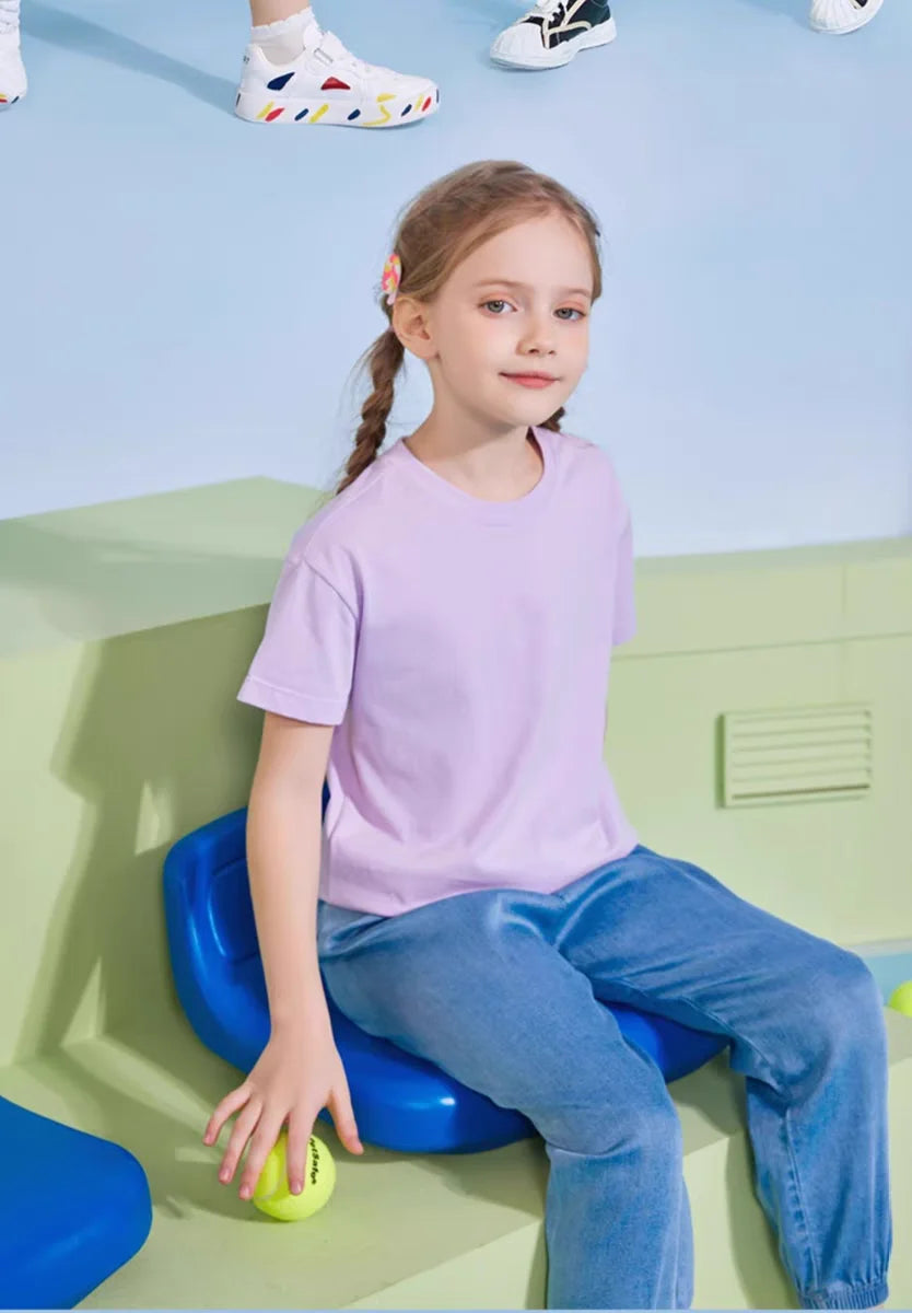 Korean Cat Brother Children Clothing New Boys T-shirt Casual Summer Top Cotton Kids Short Sleeves Baby Kids T Shirt 2-12 Years