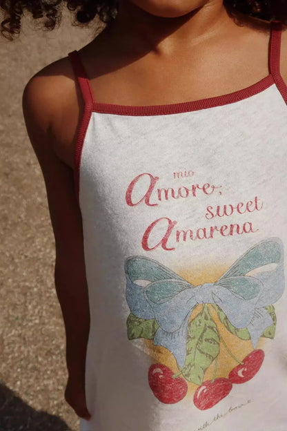 Summer 2025 KS Children Clothes Set Girls Cute Cat Print Tassels T-shirts Shorts Suit Kids Thin Soft Sling Dresses Girl Clothing