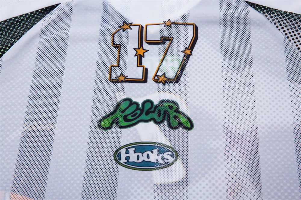 Cat Print Short Sleeve T-shirt Mens Summer Retro High Street Loose Raglan Half-Sleeve V-neck Breathable Mesh Tshirt Men